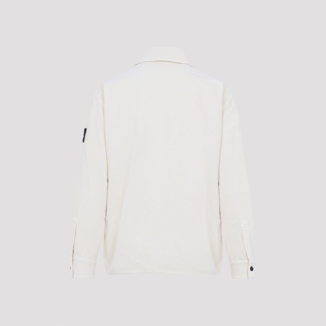 Stone Island Ivory White Cotton Overshirt
