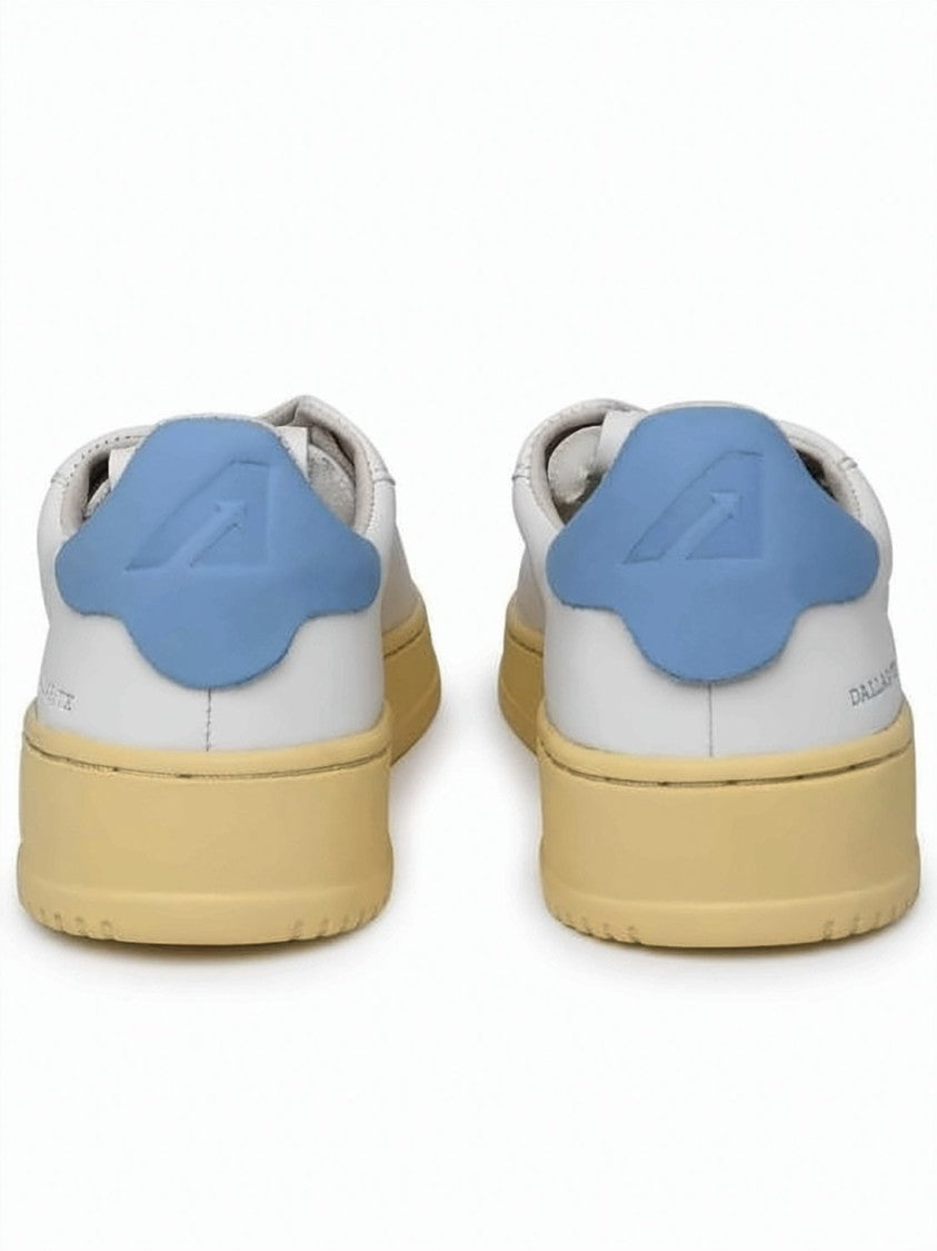 Autry Low-Top Goat Skin Sneakers With Vintage Detail