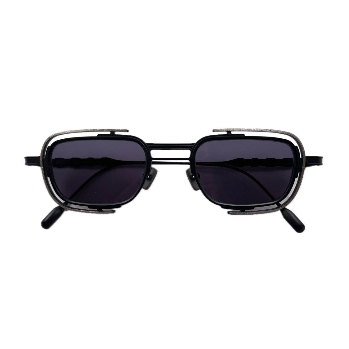 Capote Eyewear 226Ac Rectangular Elongated Double-Structure Titanium Sunglasses