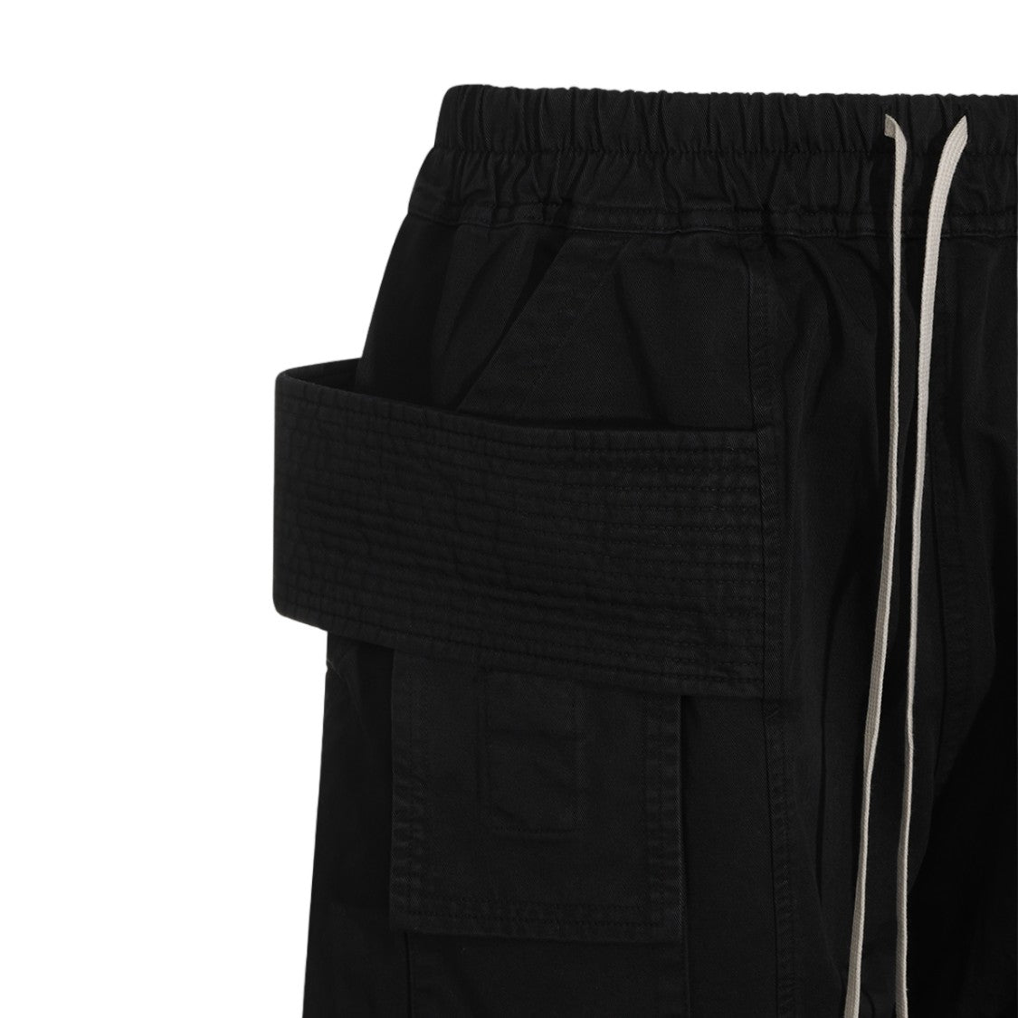 Drkshdw By Rick Owens Wide-Leg Trousers With Elastic Waistband And Utility Pockets