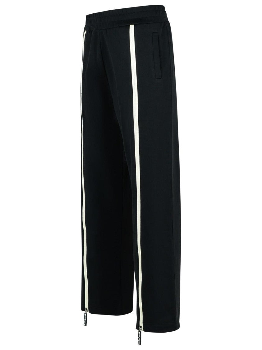 Palm Angels Track' Black Polyester Blend Pants