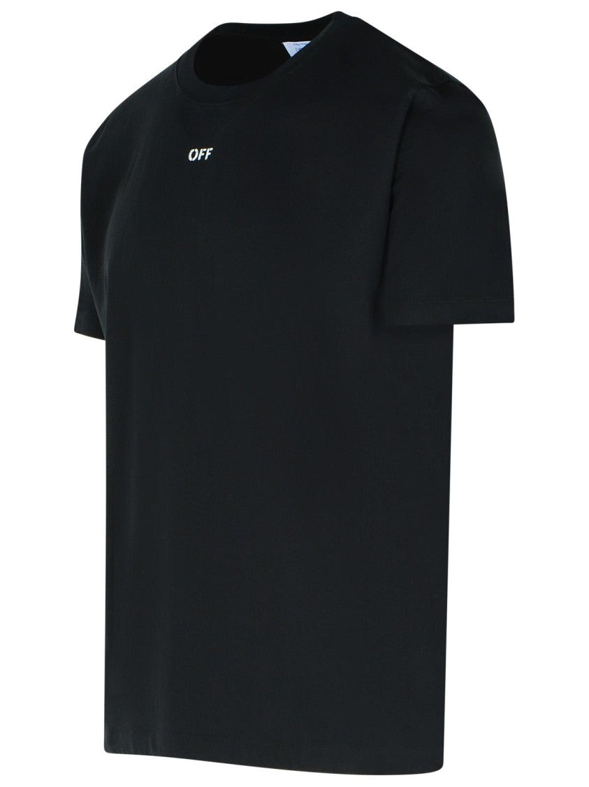 Off-White 'Newspaper Arrow' Black Cotton T-Shirt