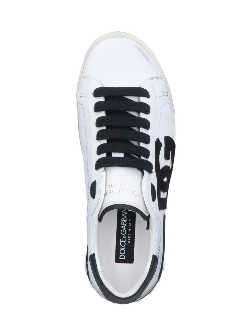 Dolce & Gabbana Portofino Vintage' Sneakers – White