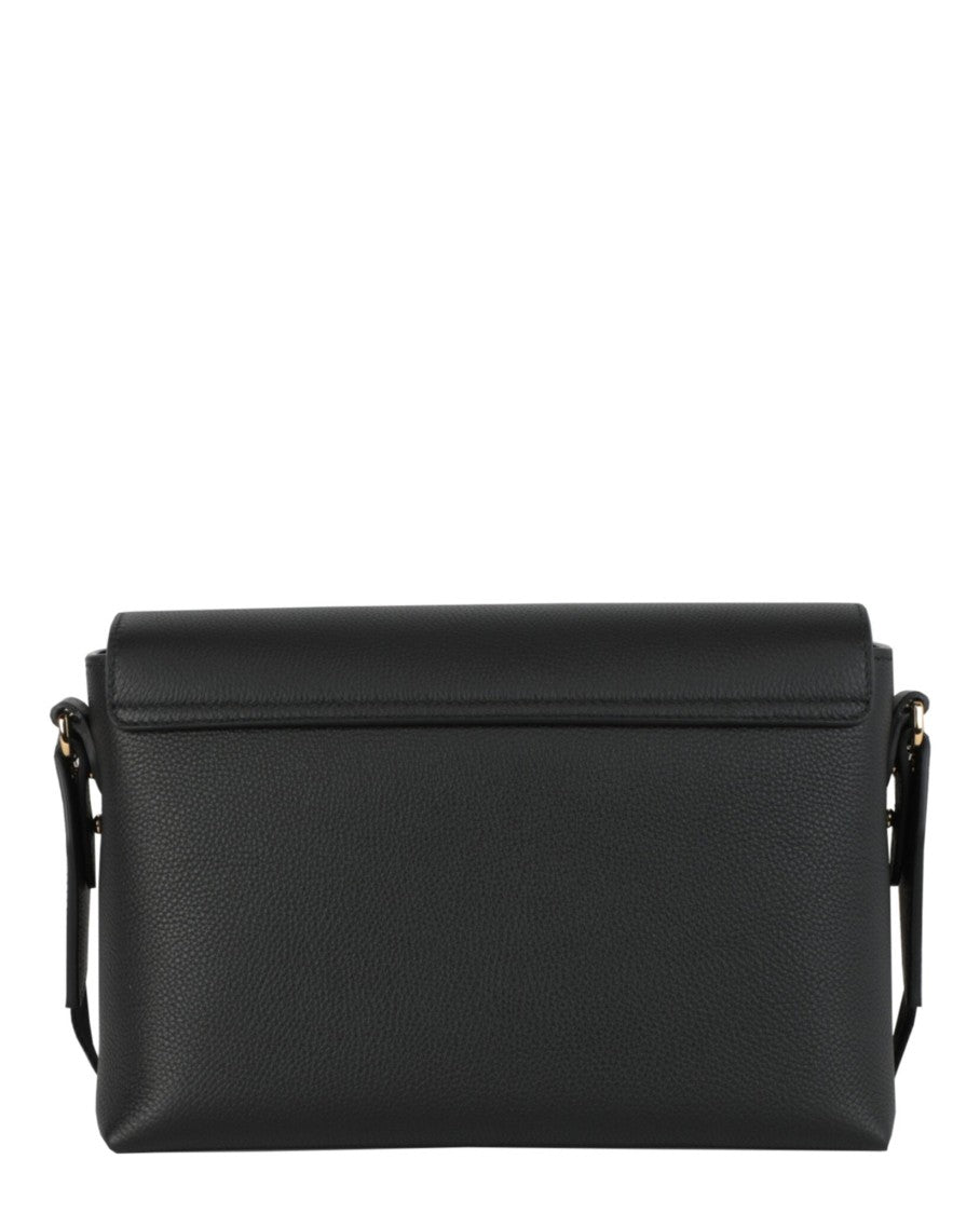 Burberry Pebbled Leather Medium Note Bag With Adjustable Strap