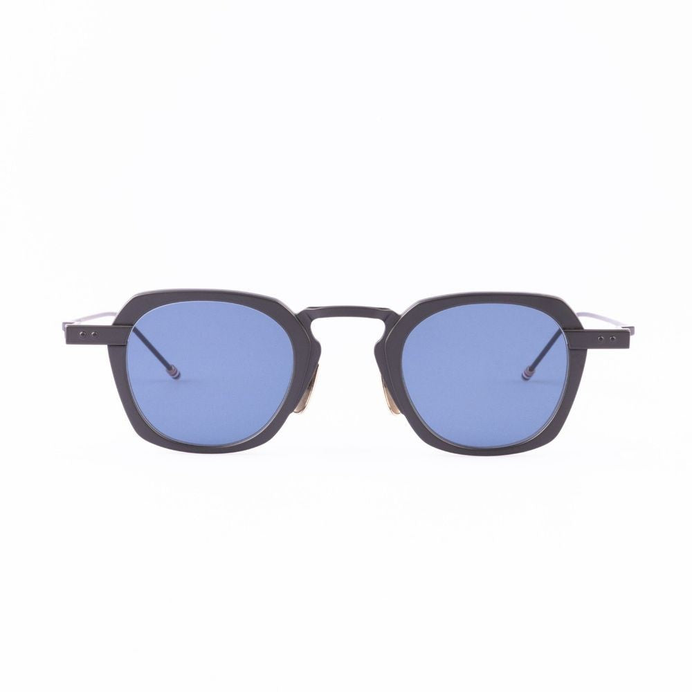 Thom Browne Ues930a - G0001 Square Frame Sunglasses In Satin Dark Gray Titanium