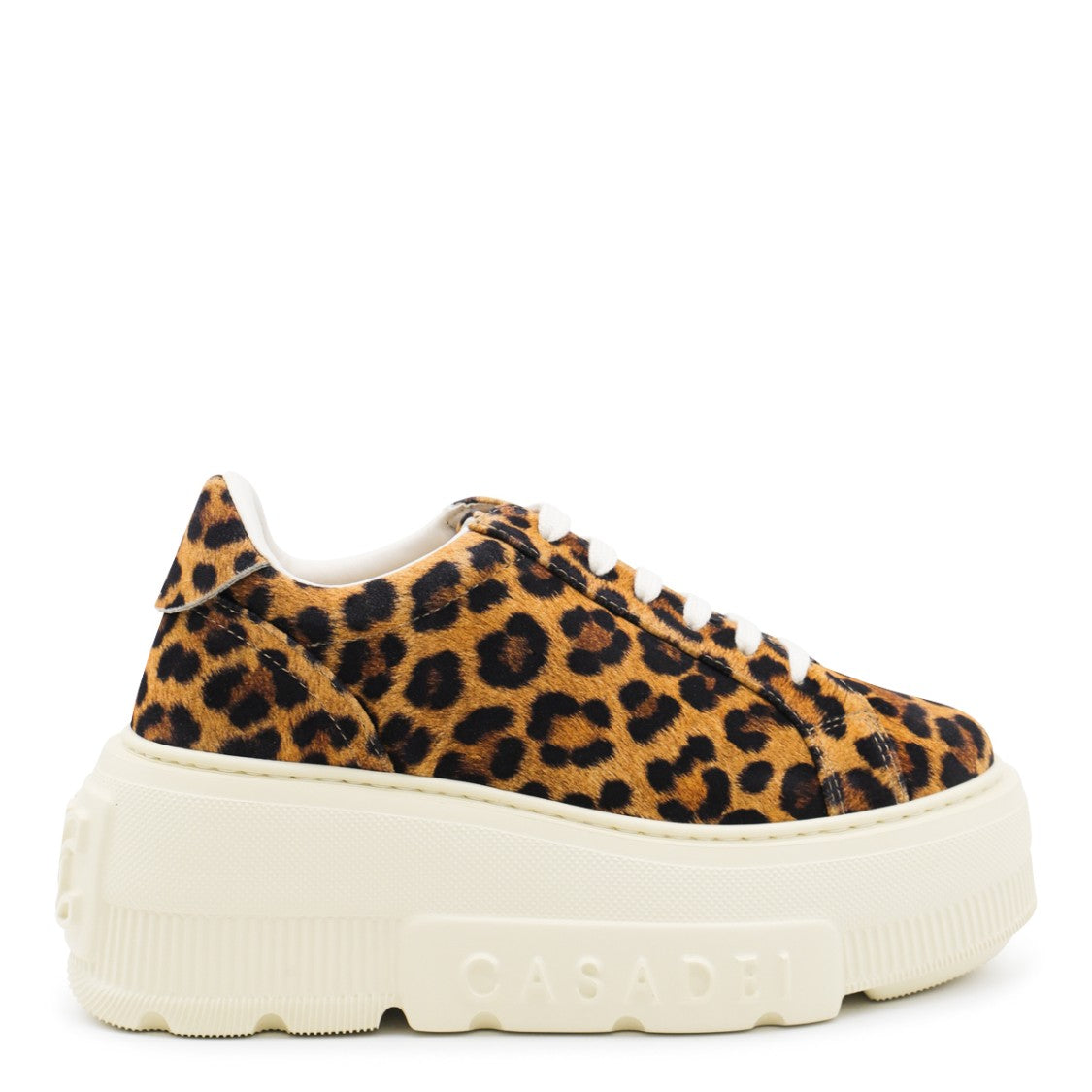 Casadei Leopard Leather Nexus Sneakers