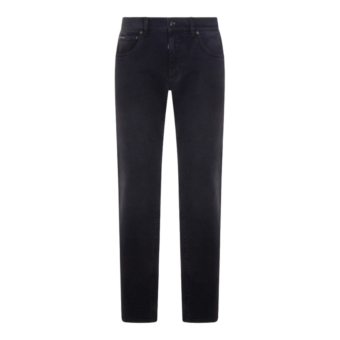 Dolce & Gabbana Straight-Leg Grey Jeans With Classic Five-Pocket Design
