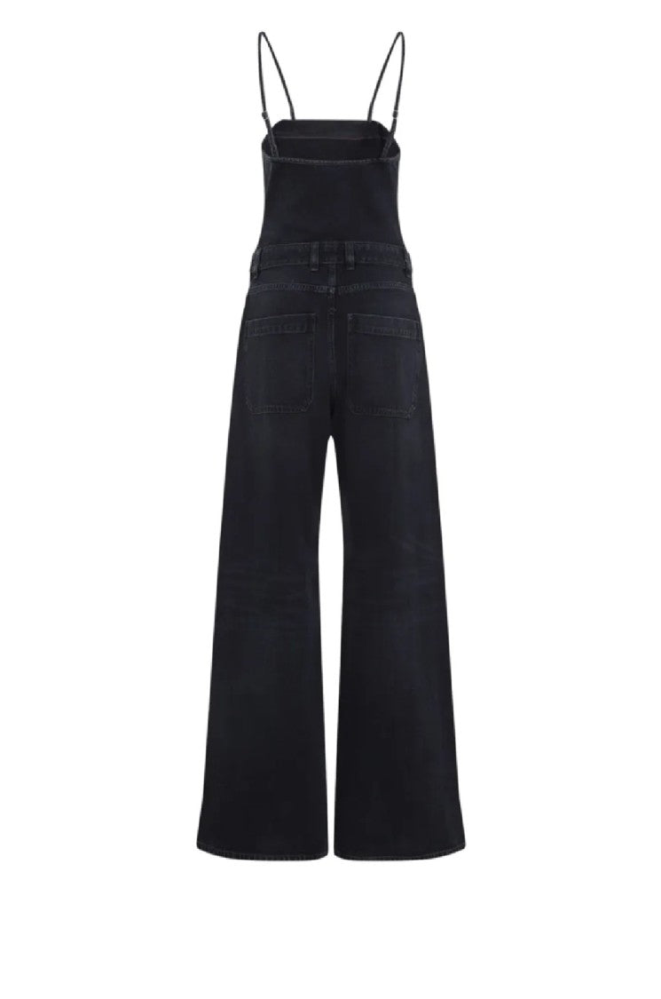 Diesel Fitted Bodice Jumpsuit With Wide-Leg Pants