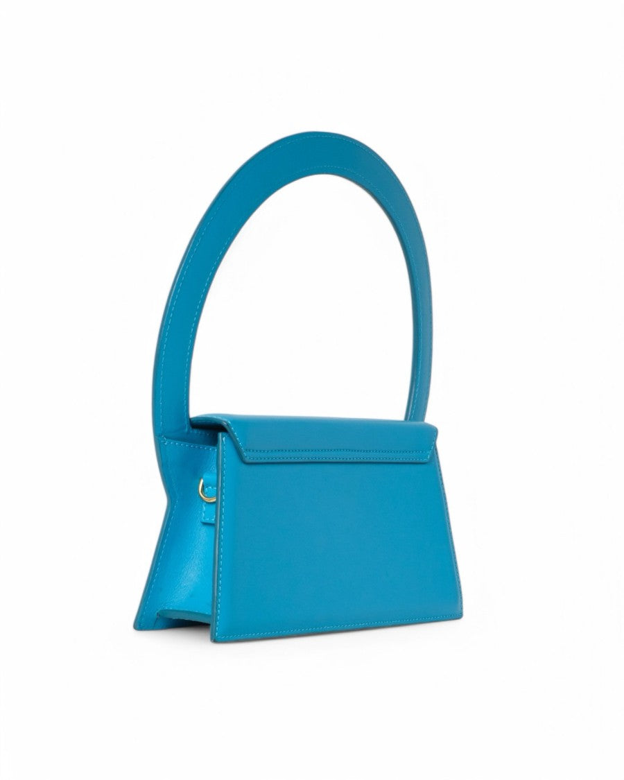 Jacquemus Le Sac Round Medium Azzurra