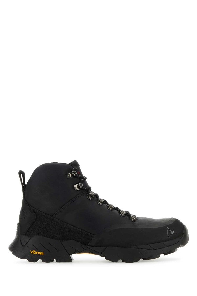 Roa Black Leather Andreas Sneakers