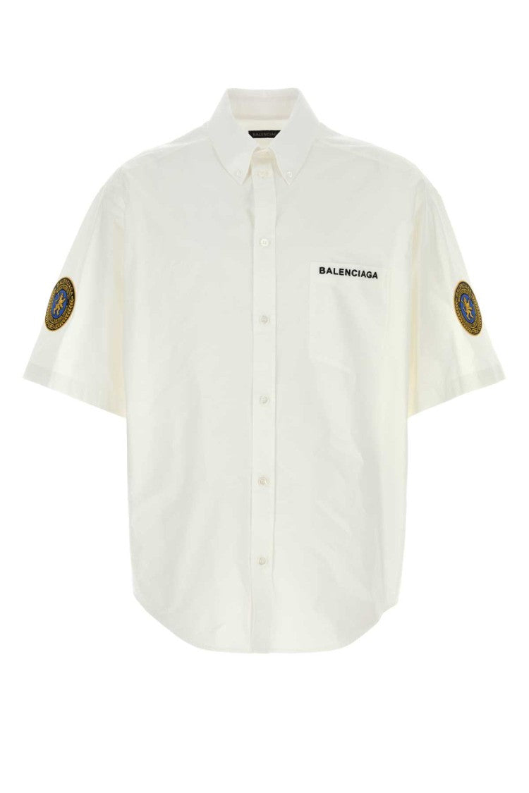 Balenciaga White Poplin Shirt