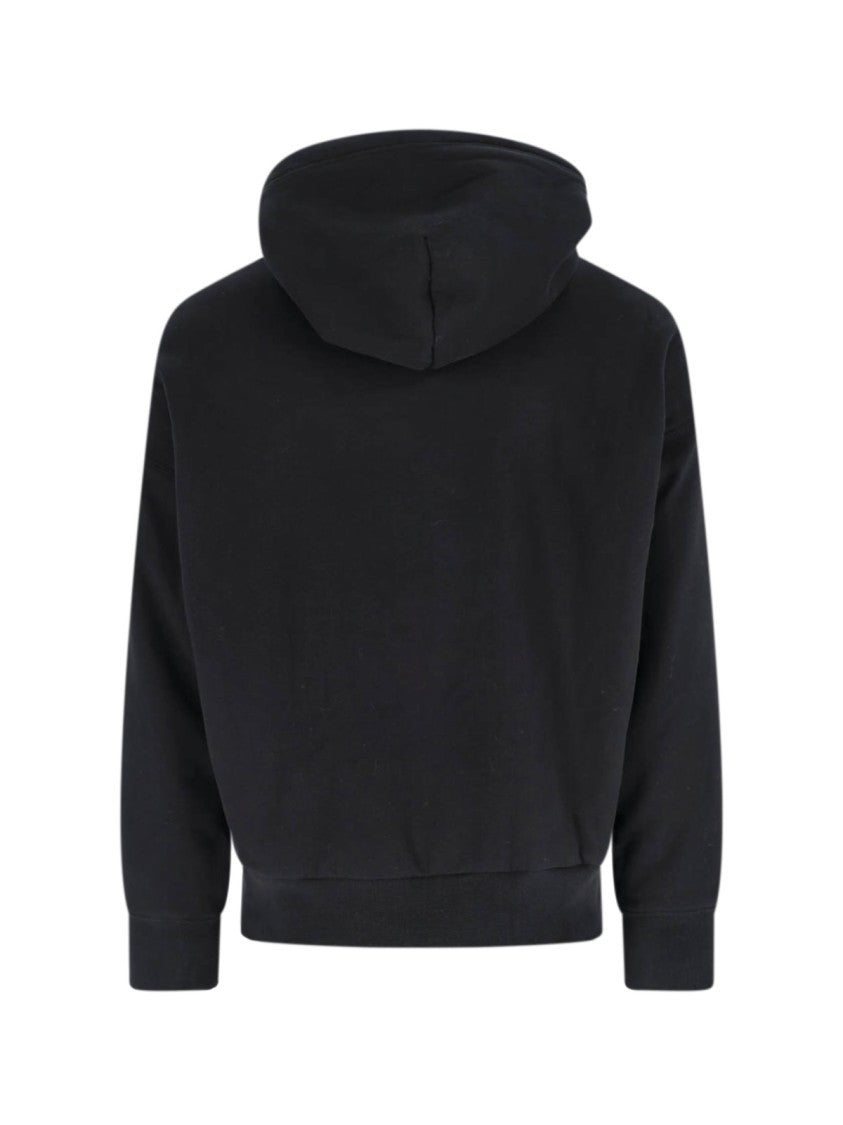 Polo Ralph Lauren Black Sweater With Ribbed Cuffs And Hem