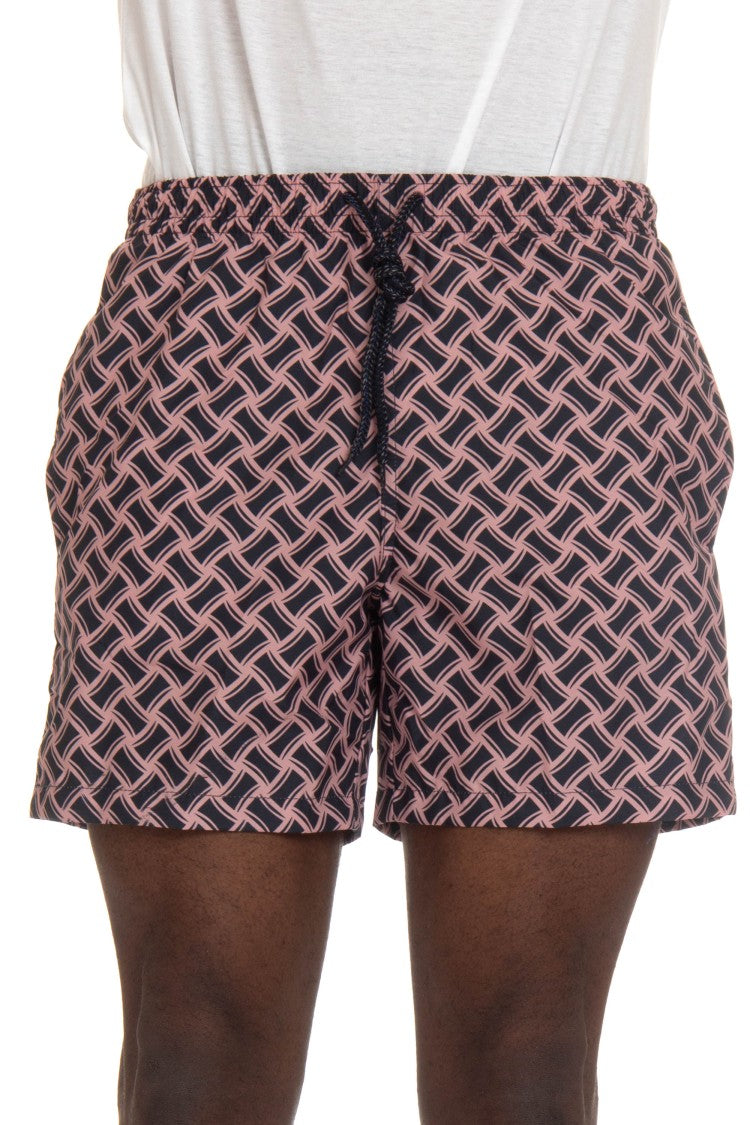 Drumohr Macro Biscottino Quick-Dry Nylon Swimwear
