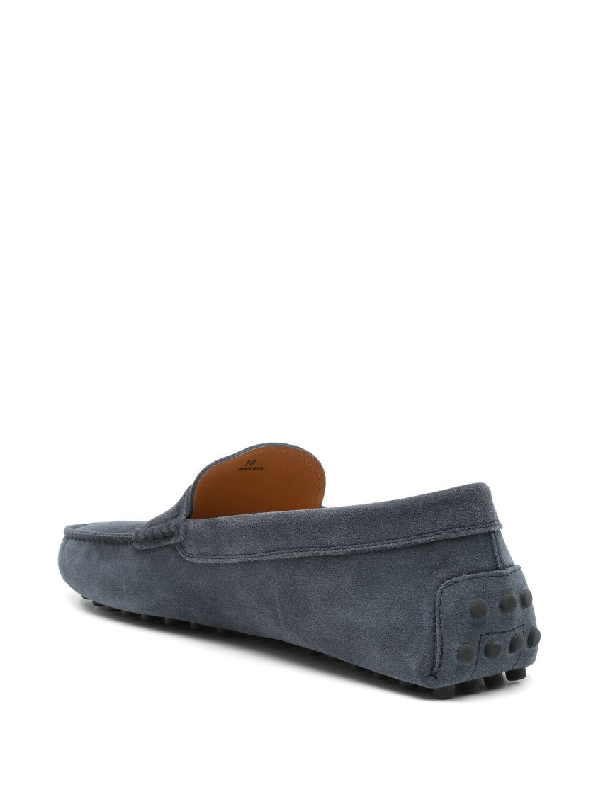 Tod's Soft Suede Iconic Studded Loafers