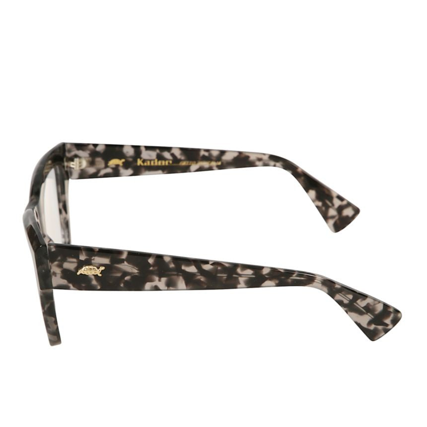 Kador Charm Bold Tortoiseshell Rectangular Sunglasses With Gold Accents