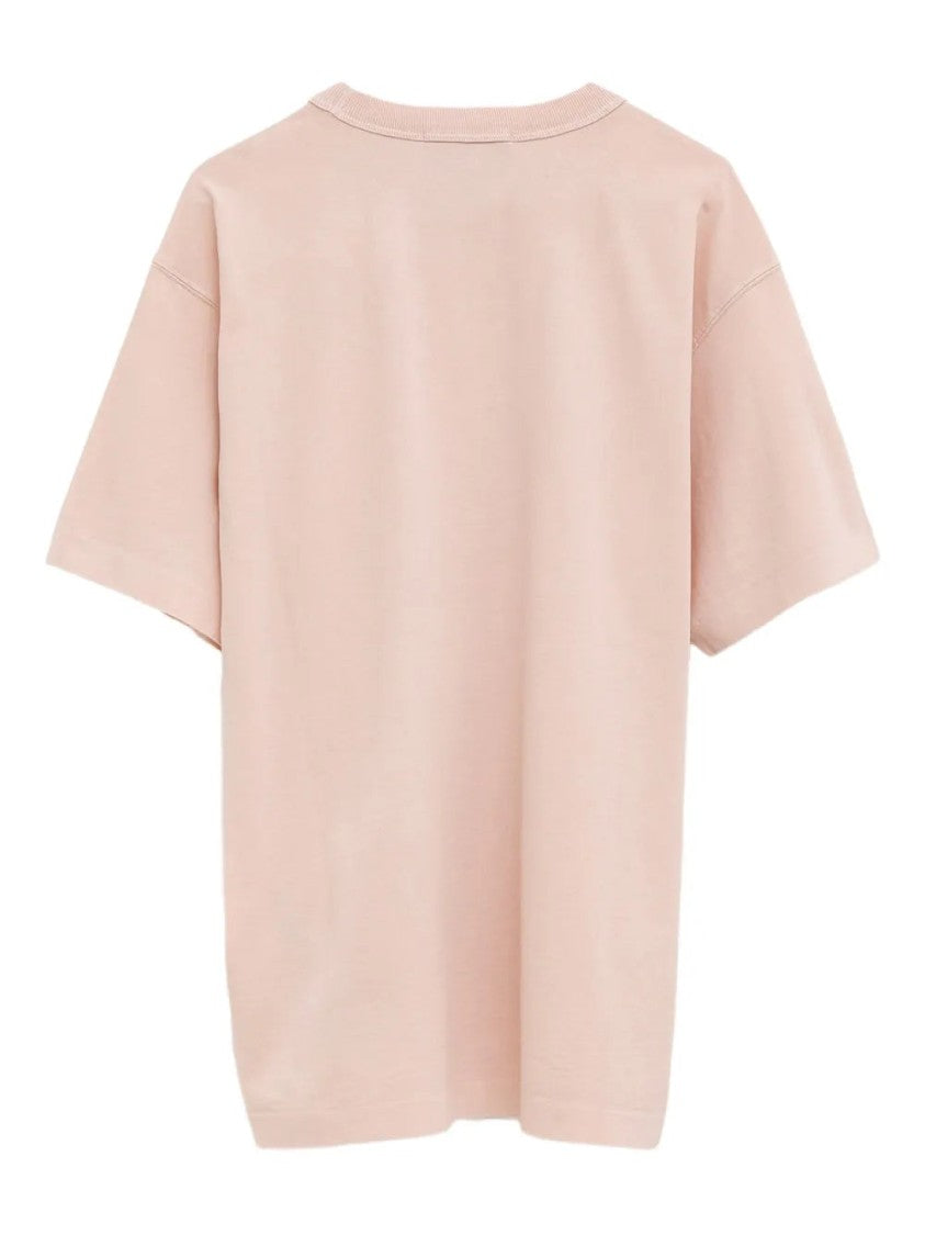 Stone Island Light Pink Crew-Neck T-Shirt