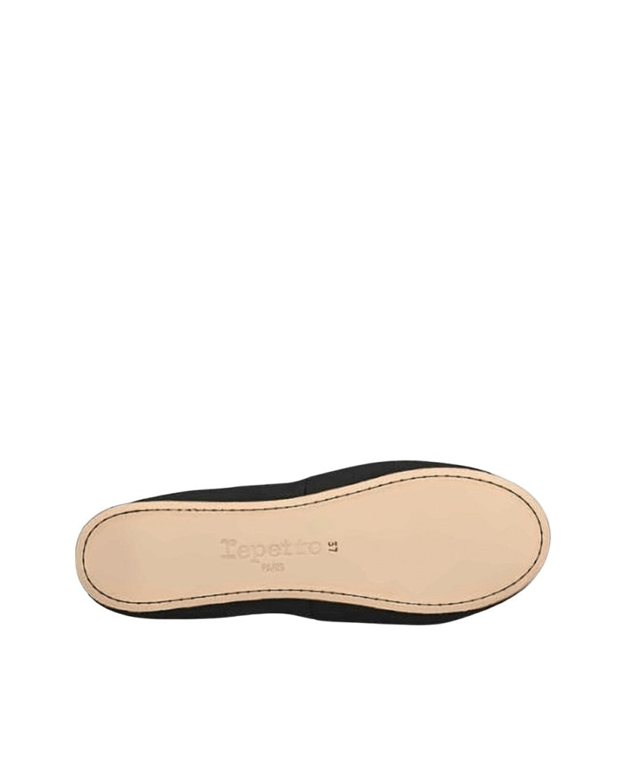 Repetto Pointed-Toe Ballet Flats With Wrap-Around Ribbons