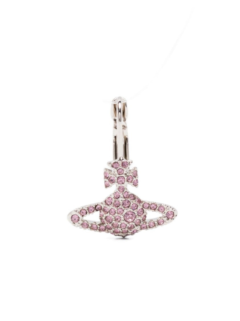 Vivienne Westwood Orb Motif Platinum Earrings