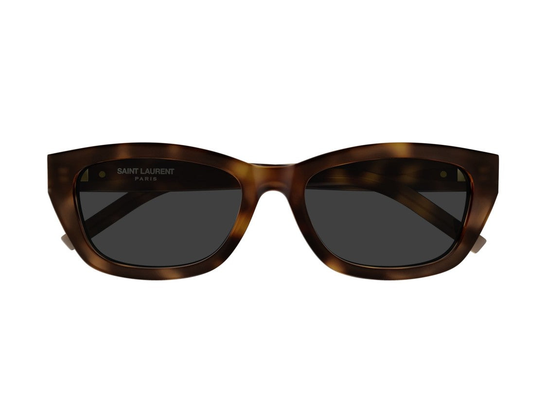 Saint Laurent Sl M153 Oversized Square Tortoiseshell Sunglasses
