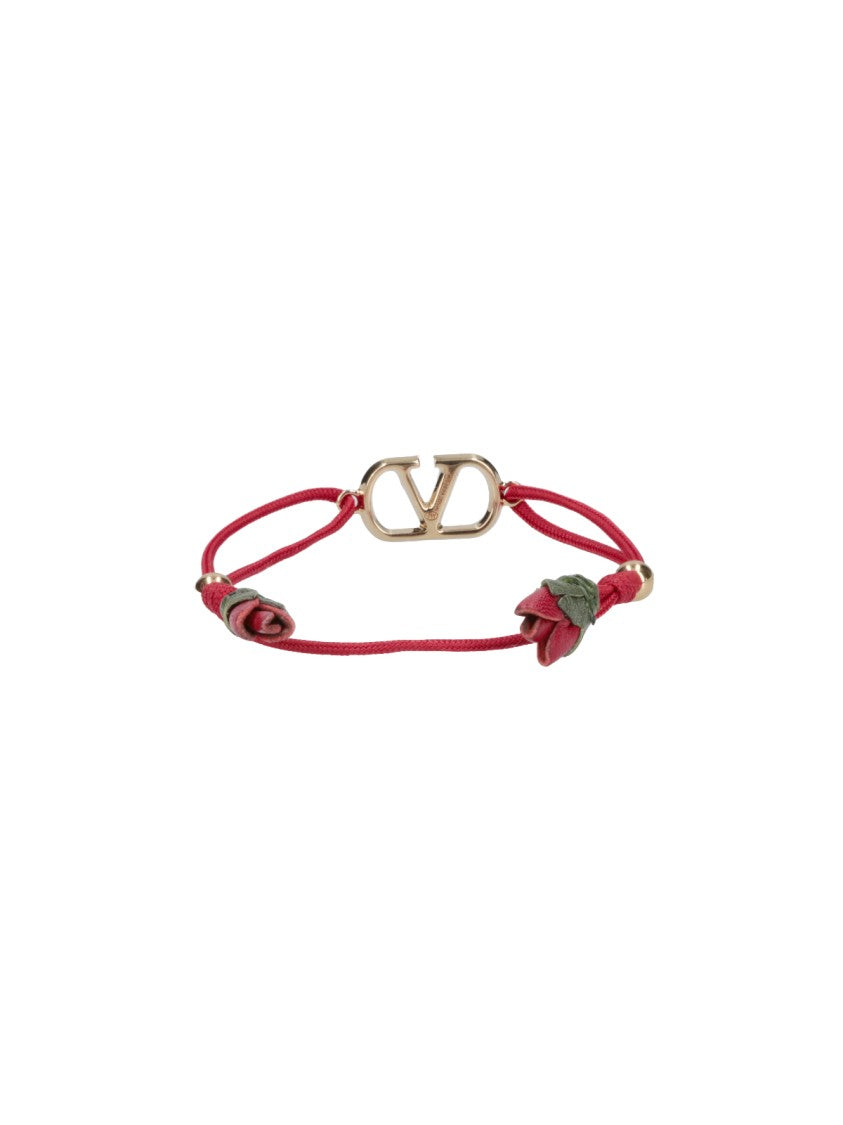 Valentino Garavani Refined Red Necklace With Intricate Accents