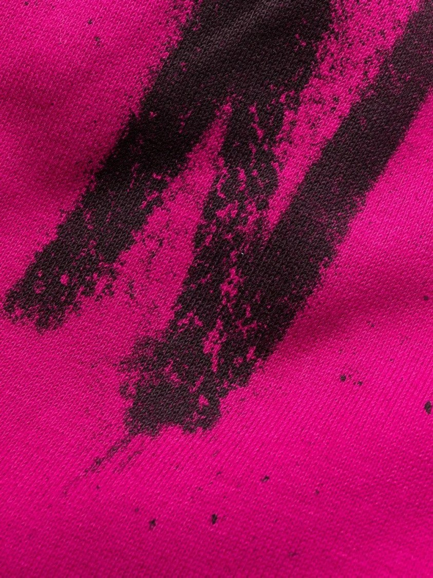 Dsquared2 Pink Tapered Drawstring Waist Cotton Trousers