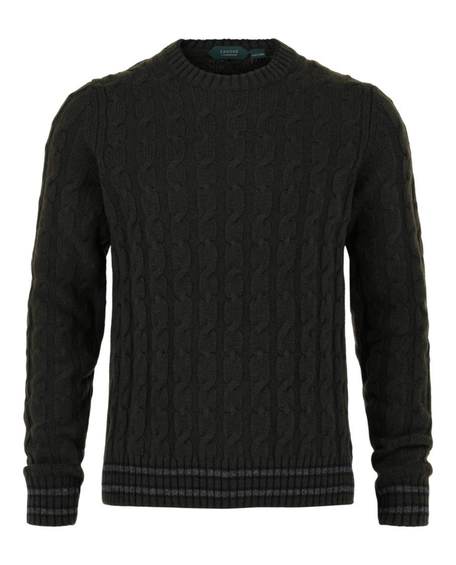 Slowear Zanone Cable Knit Sweater