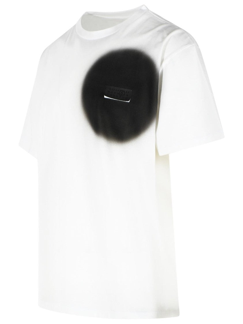 Mm6 By Maison Margiela White Cotton T-Shirt