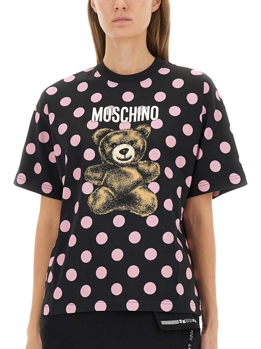 Moschino "Teddy Polka Dots" T-Shirt