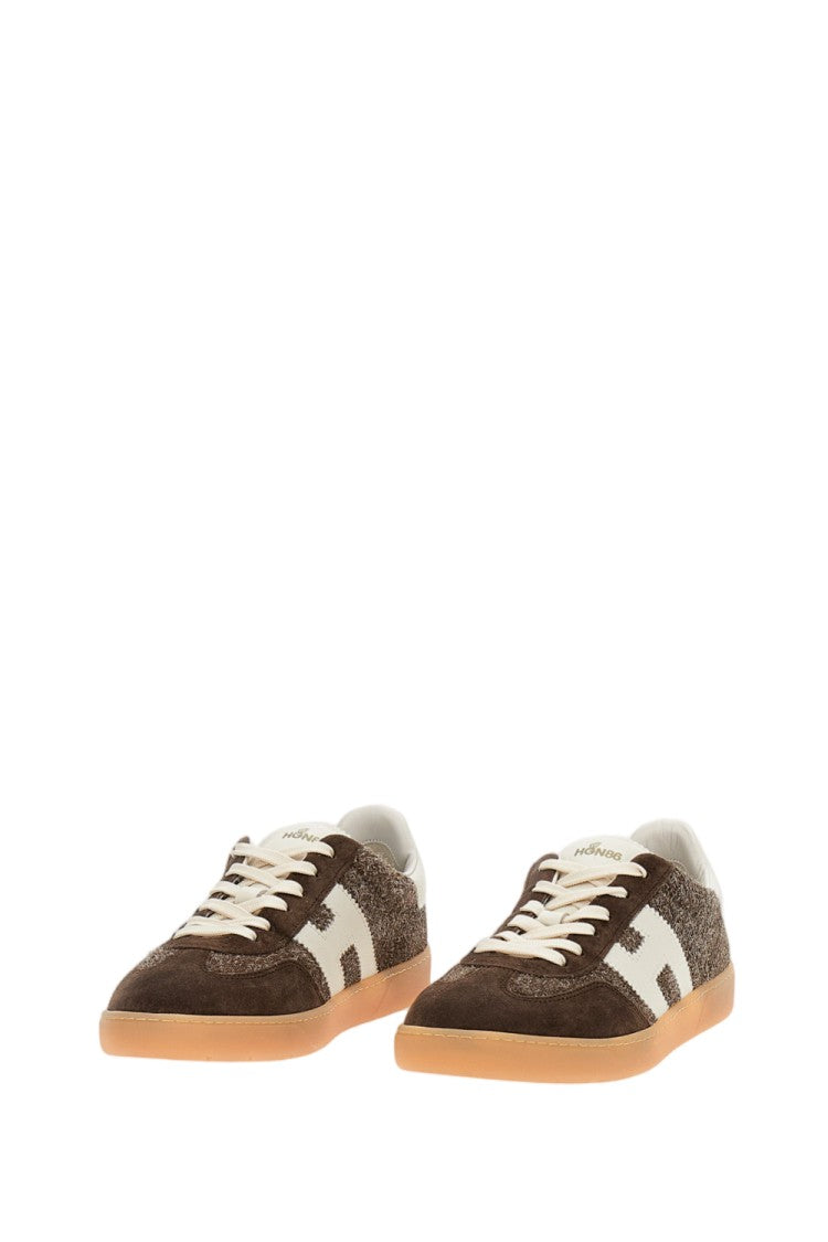 Hogan Brown Cool Suede Sneakers