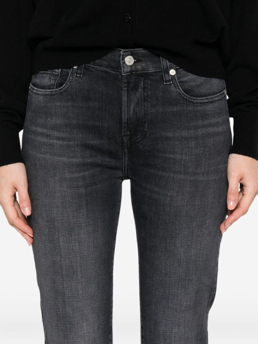 Seven Fitted Black Jeans