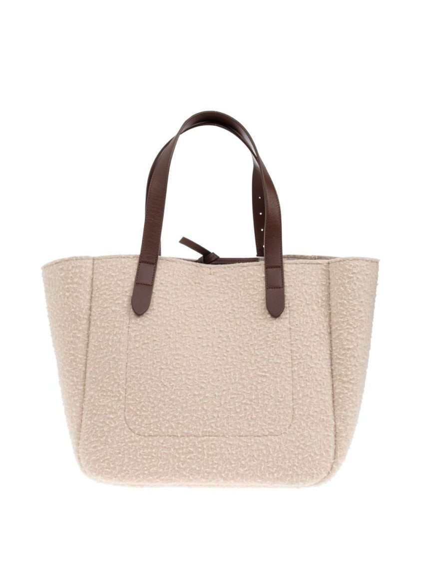 J. W. Anderson Structured Leather Tote With Anchor Embroidery