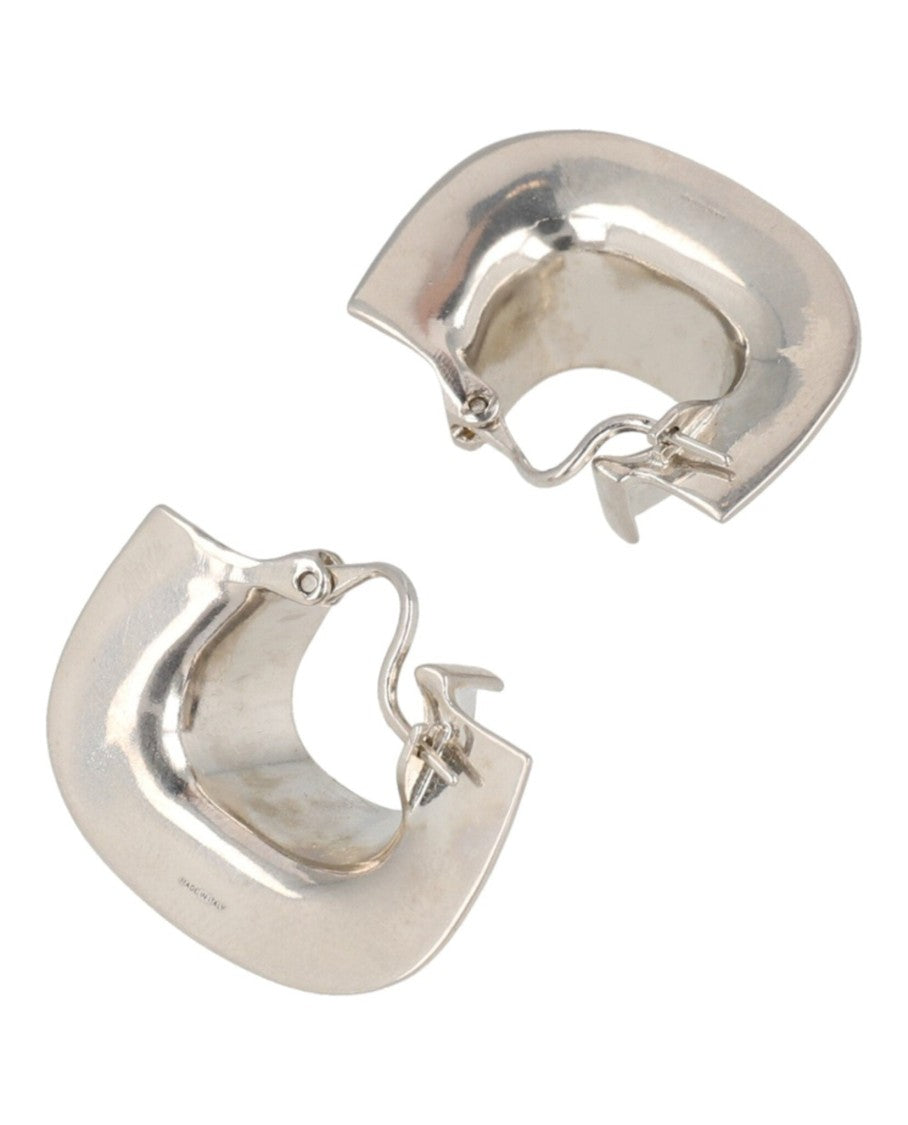 Ferragamo Sculpture Hoop Earrings