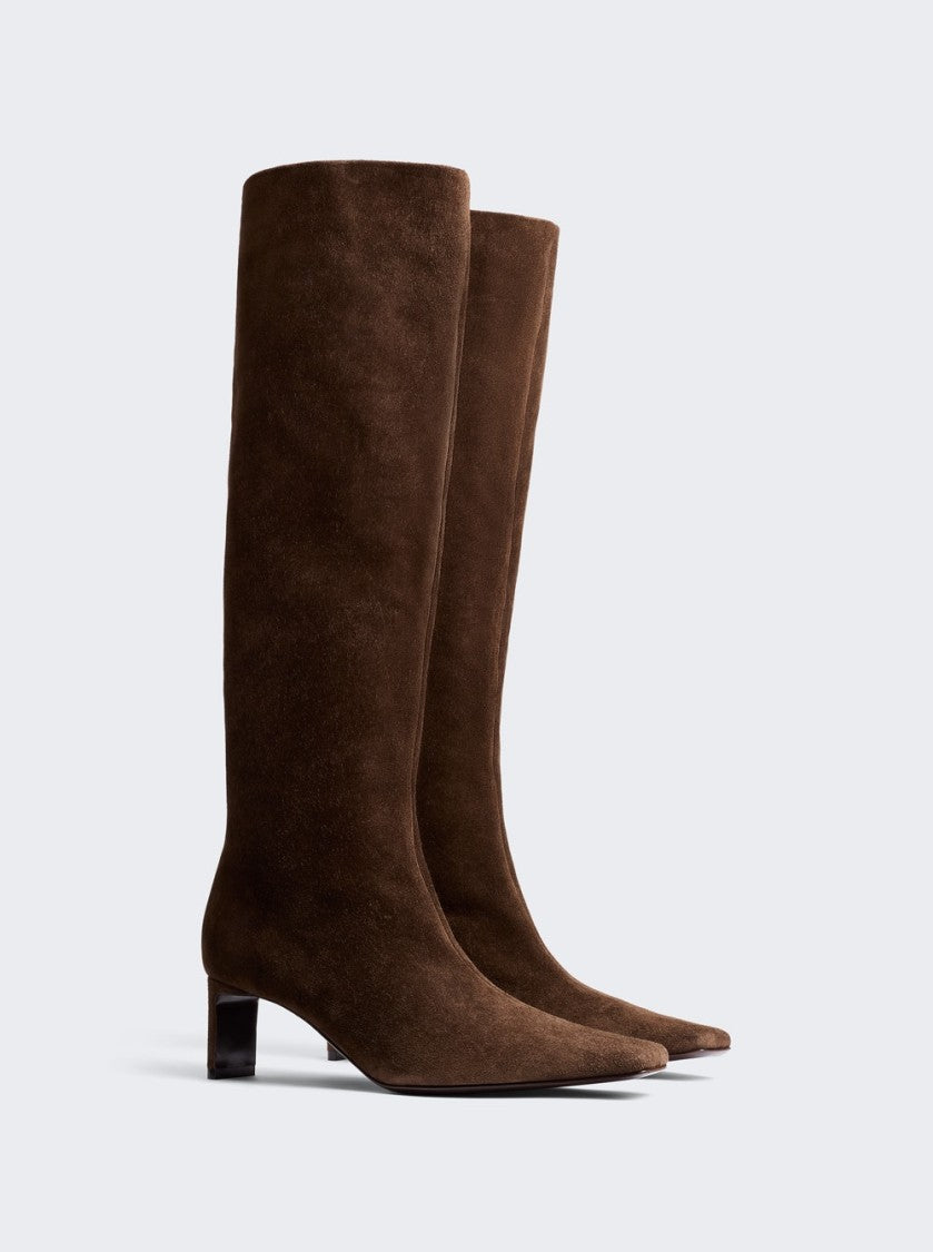 Khaite Ona Knee High Boot Ebano