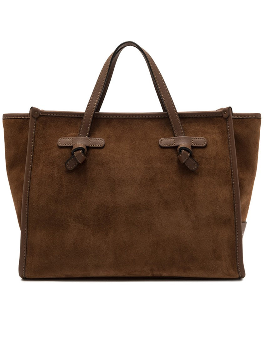 Gianni Chiarini Miss Marcella 32 Brown Suede Tote