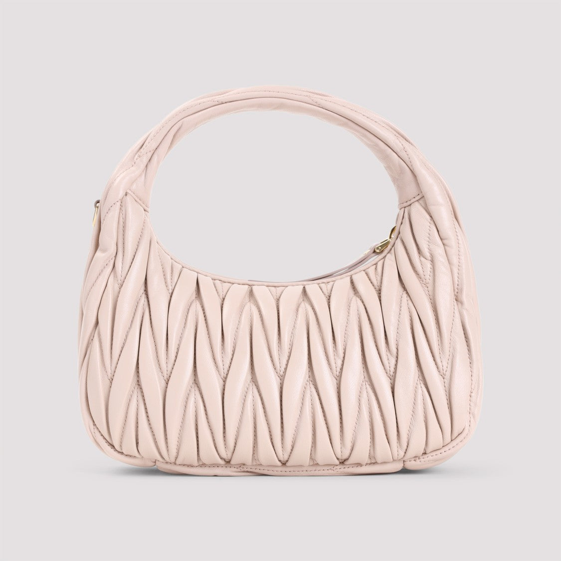 Miu Miu Quilted Lamb Leather Cipria Handbag