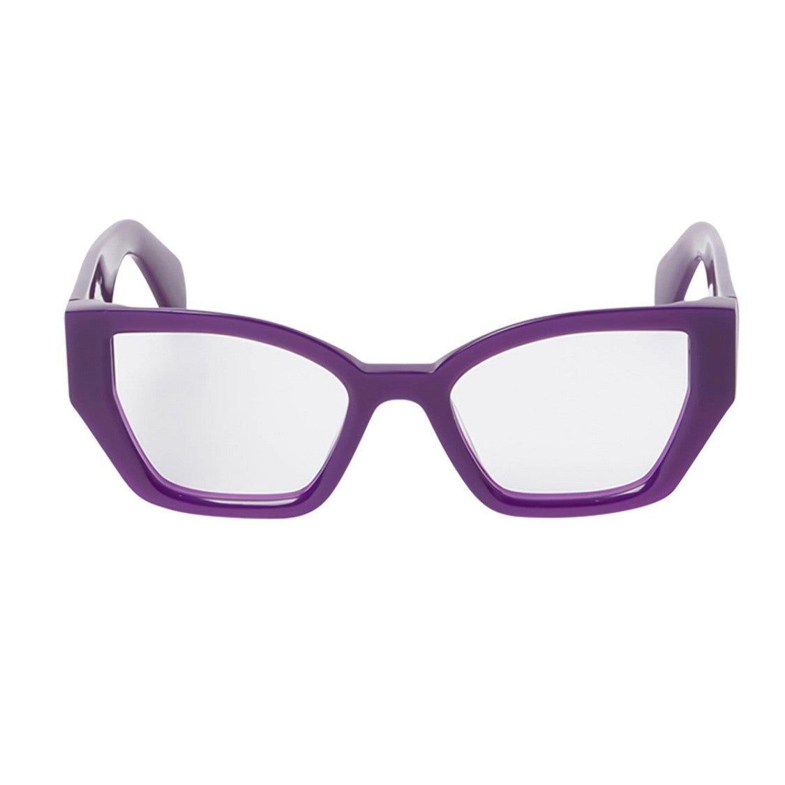 Off-White Purple Style 7Q Acetate Square Sunglasses