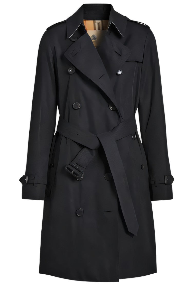 Burberry Double-Breasted Classic Trench Coat With Belted Waist