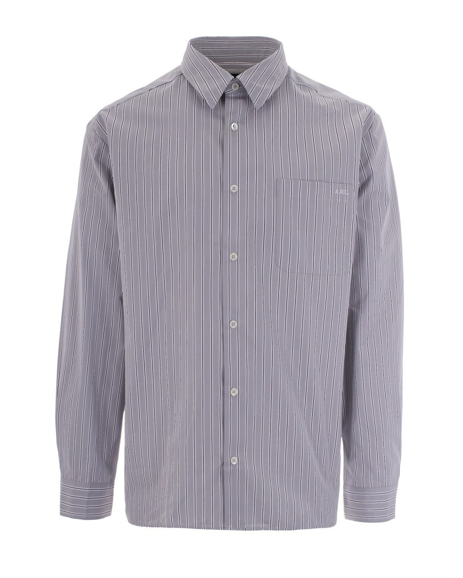 A.P.C. Light Grey Malo Shirt