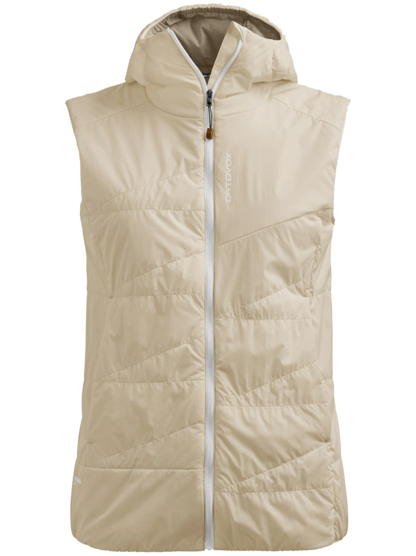 Ortovox Beige Swisswool Piz Duan Quilted Padded Vest