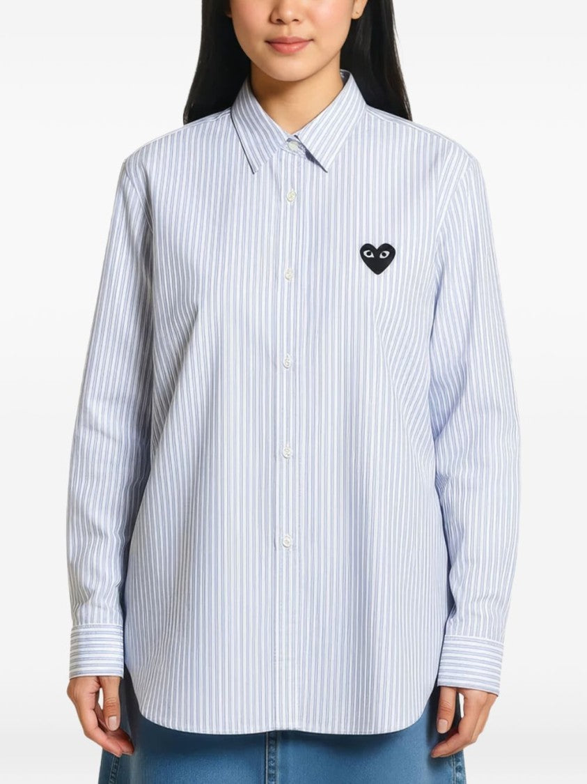 Comme Des Garçons Classic Blue Button-Down Shirt