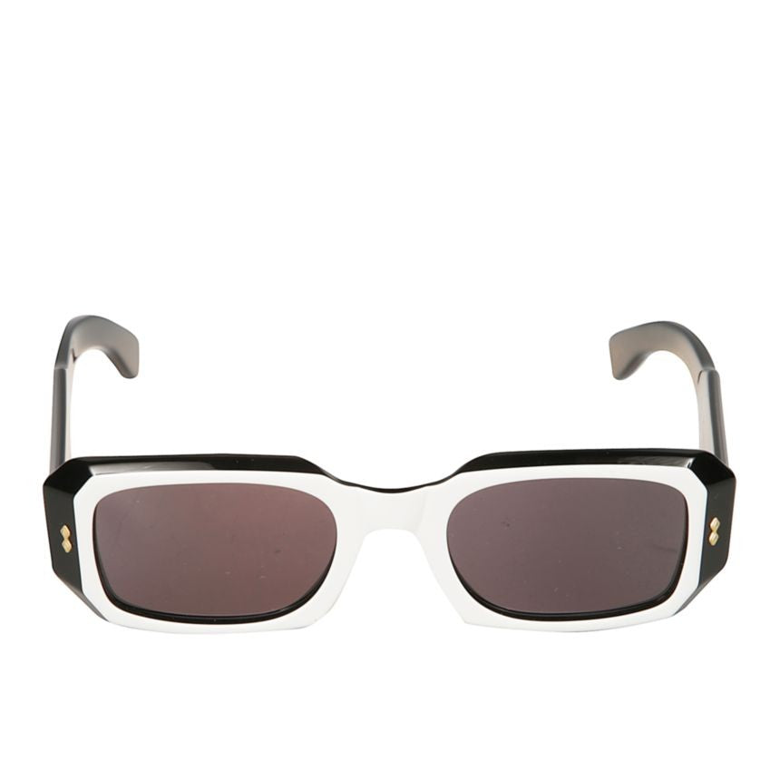 Kador Klarissa Glamour Rectangular Black And White Frame Sunglasses
