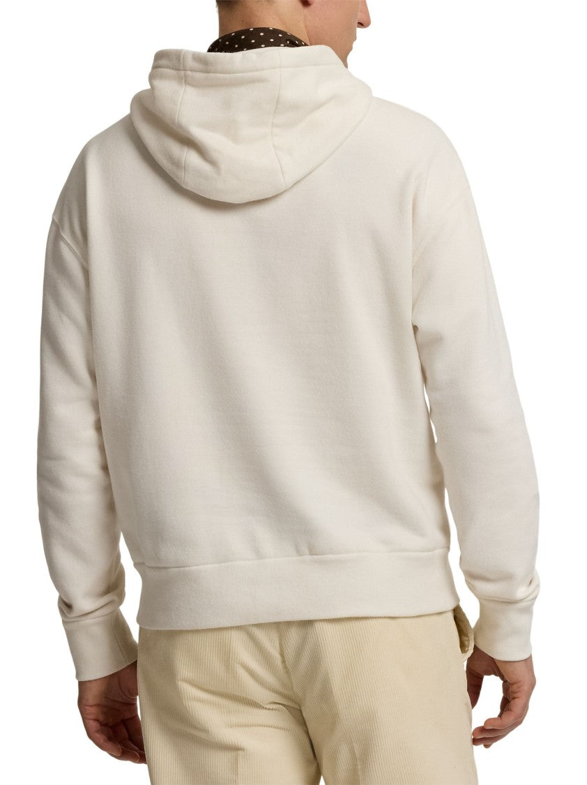 Polo Ralph Lauren Cotton-Cashmere Blend Hoodie With Iconic Bear Embroidery