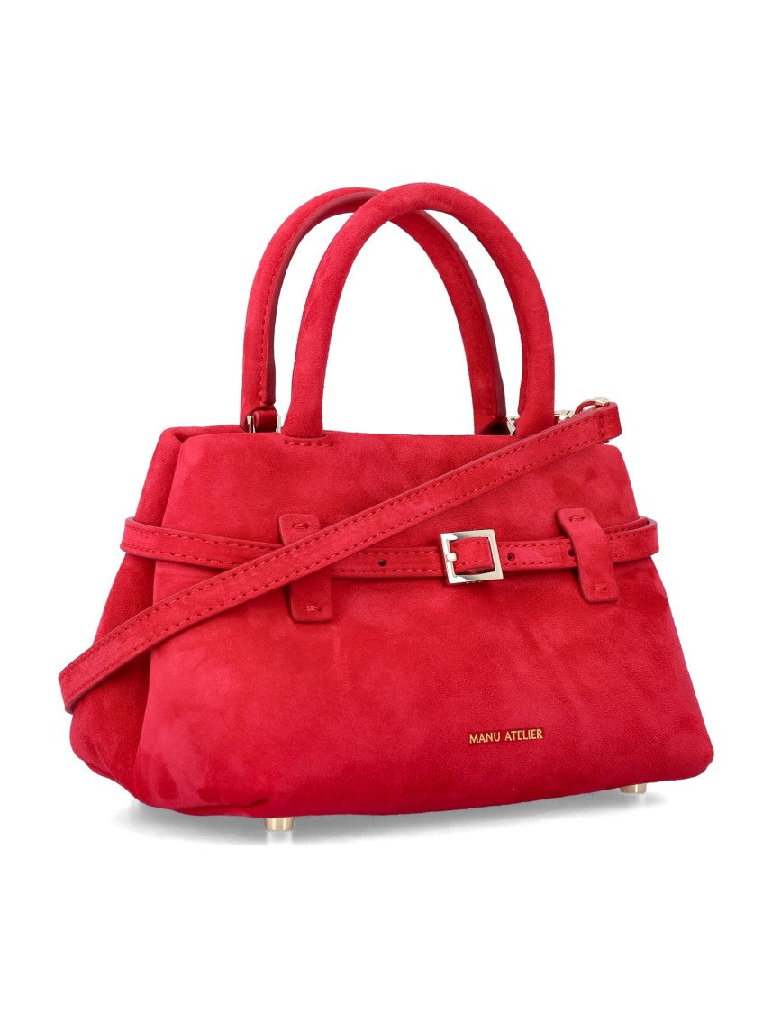 Manu Atelier Le Cambon 20 Structured Red Handbag