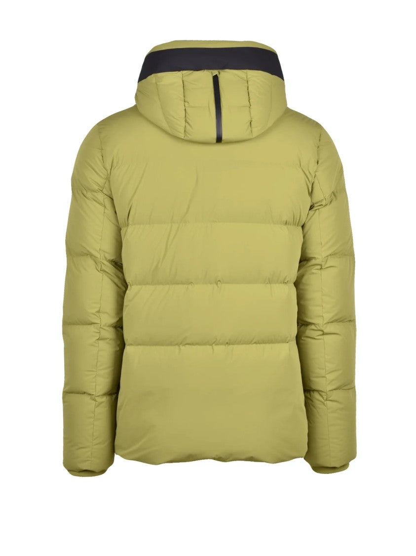 Duno Green Quilted Jump Polyamide Down Jacket