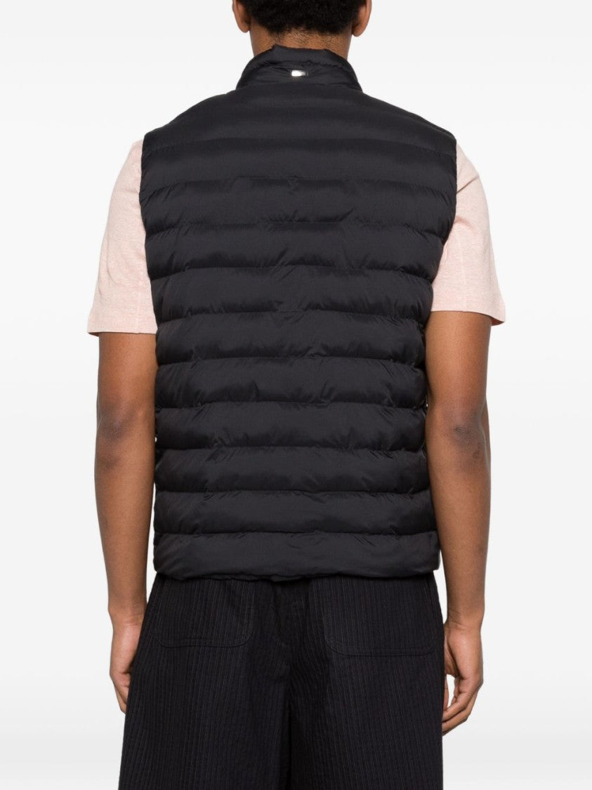 Herno Padded Black Sleeveless Jacket