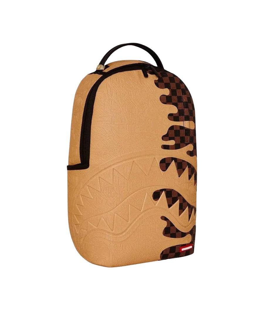 Sprayground Textured Abstract Eco-Leather Backpack