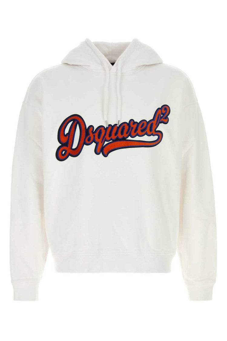 Dsquared2 White Cotton Sweatshirt