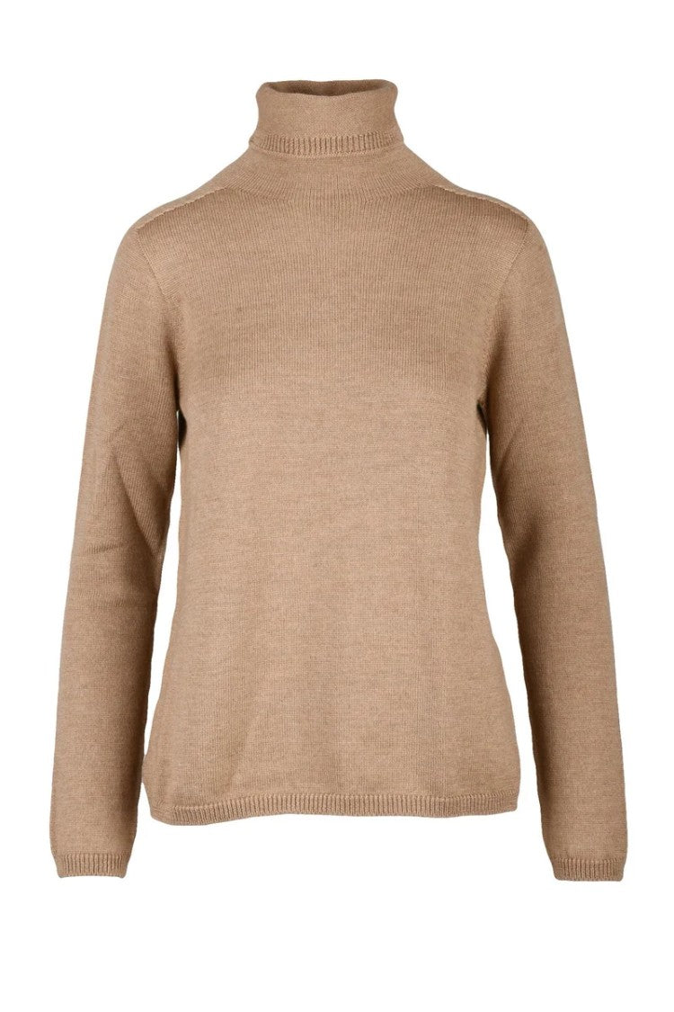 Max Mara High Neck Sweater - Beige