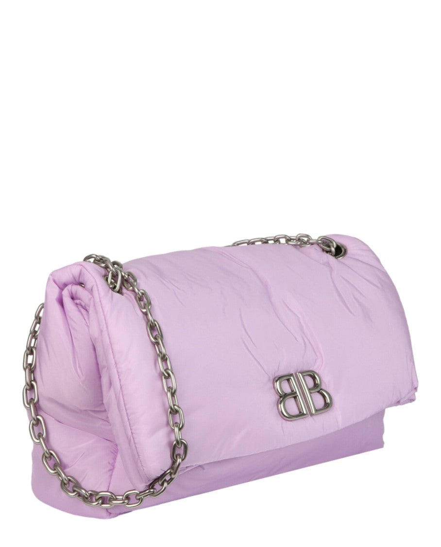 Balenciaga Monaco Medium Chain Bag In Recycled Dolmias