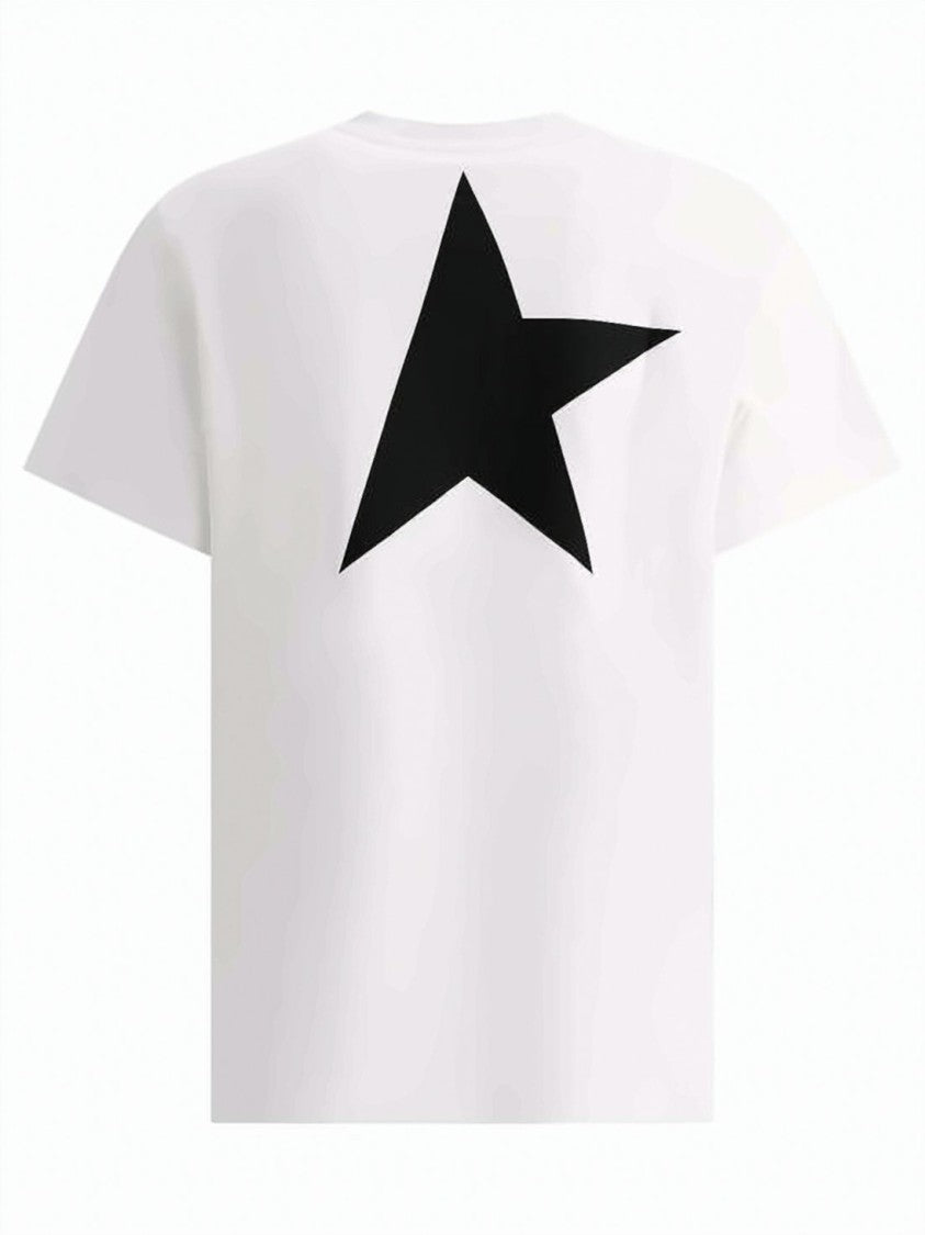 Golden Goose Short-Sleeved Crew Neck T-Shirt With Iconic Star Detail